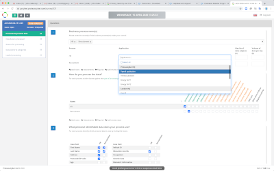 Automated survey templates